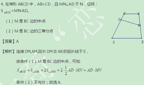 【太奇MBA 2014年9月12日】MBA數(shù)學(xué)每日一練  解析